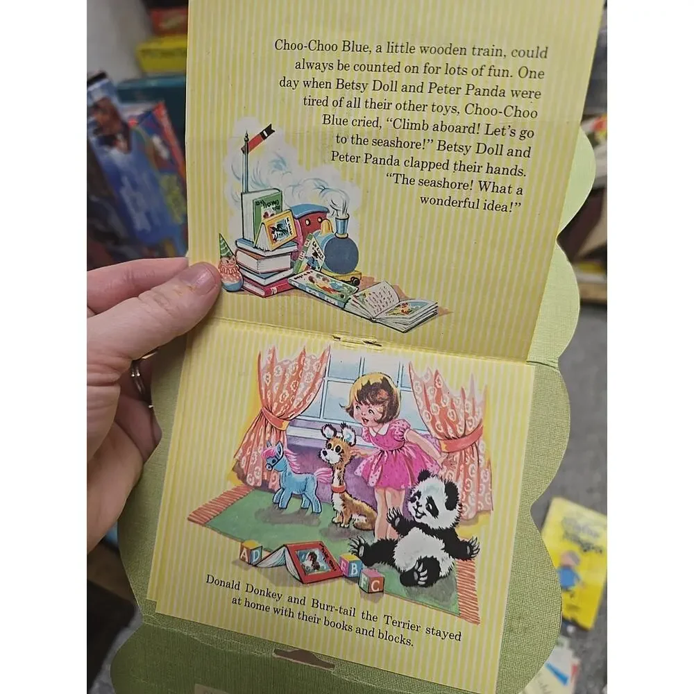Vintage‎ 1969 Peter Panda Hardcover Art Craft A Stand-Up Children's Story Book
